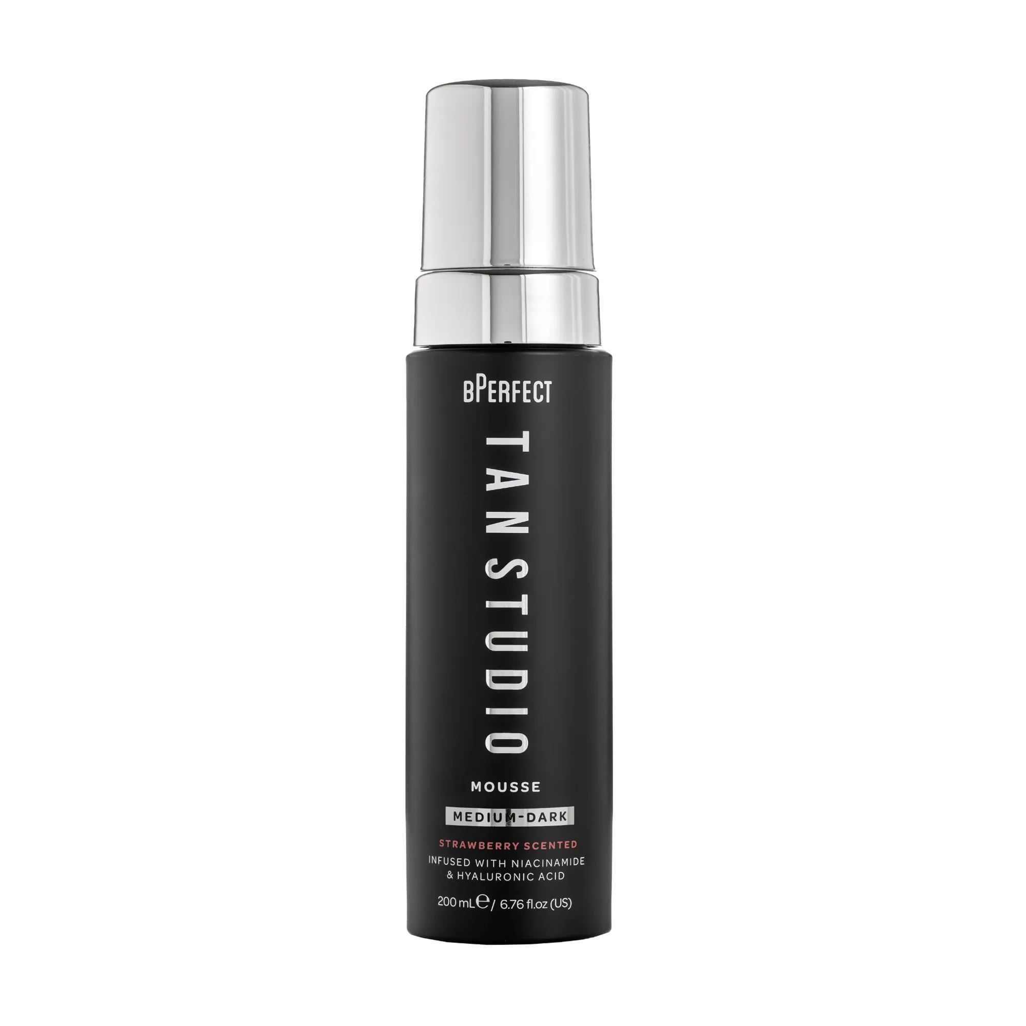 Мус-автозасмага для тіла BPerfect Tan Studio Mousse, Medium/Dark, Strawberry Scented, 200 мл